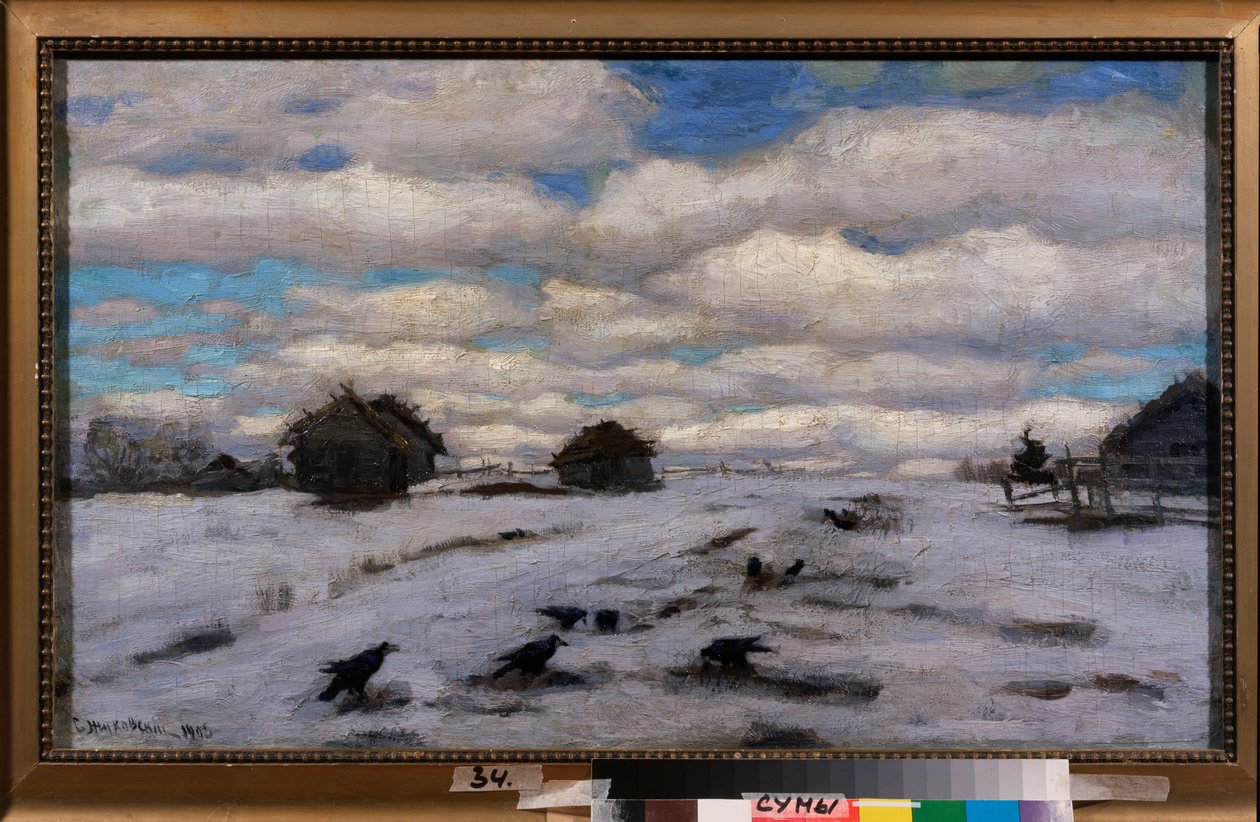 Degel. Peinture de Stanislav Yulianovich Zhukovsky (Joukovsky) (1873-1944), huile sir toile od Stanislav Joulianovitch Joukovski