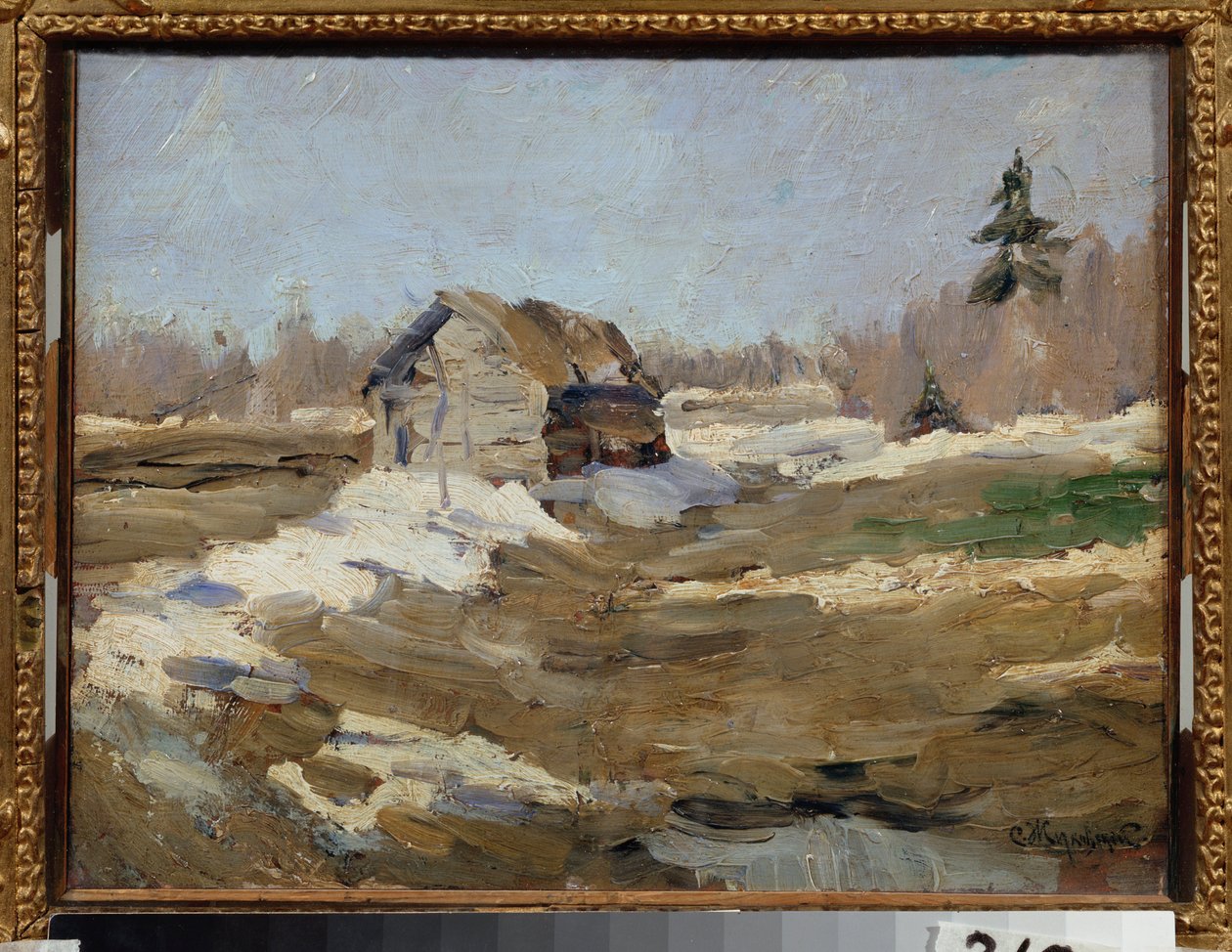 Jaro (jaro) - obraz Stanislava Yulianoviče Žukovského (Žukovského) (1873-1944), olej na plátně od Stanislav Joulianovitch Joukovski