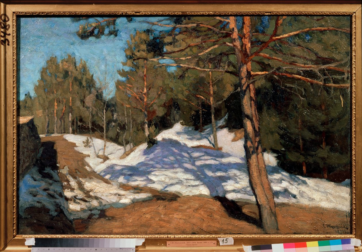 Jaro. Obraz Stanislava Yulianoviče Žukovského (1873-1944), olej na plátně od Stanislav Joulianovitch Joukovski