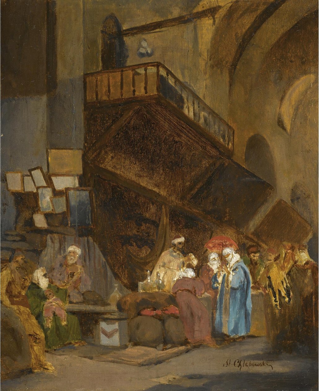 Bazar v Konstantinopoli od Stanislav Khlebovsky