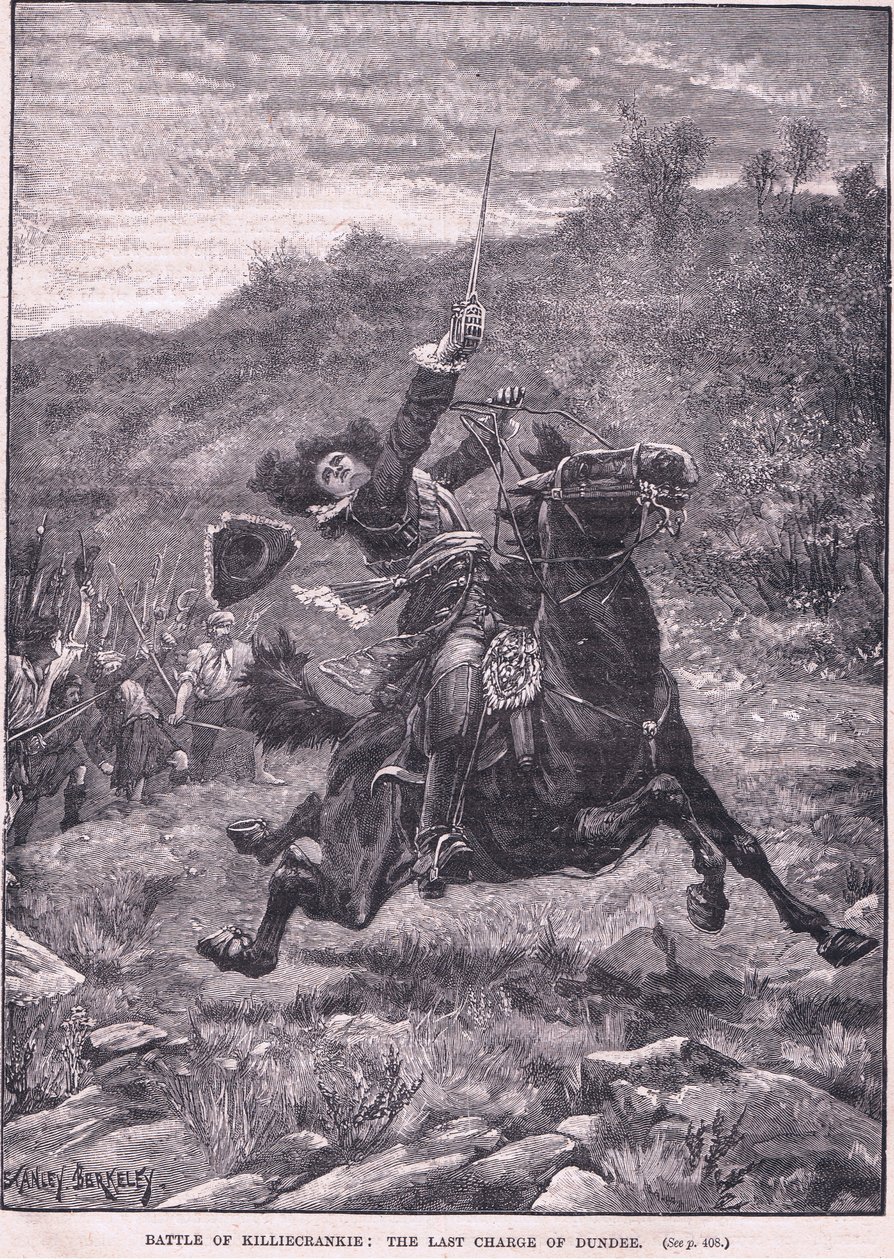 Bitva o Killiecrankie: Poslední útok Dundee AD 1689 od Stanley Berkeley