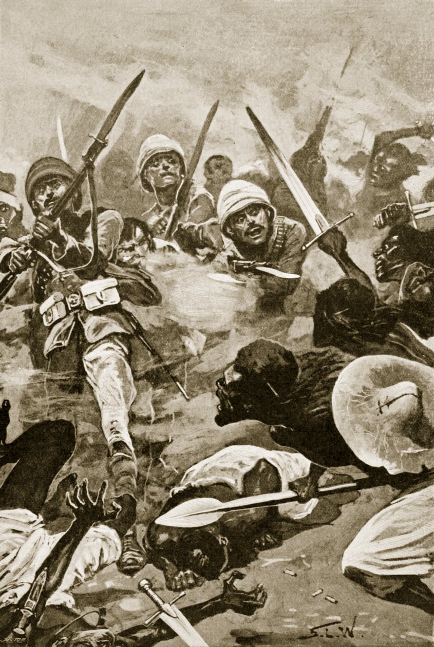 Náměstí v Abu-Klea, 17. ledna 1885 od Stanley L. Wood