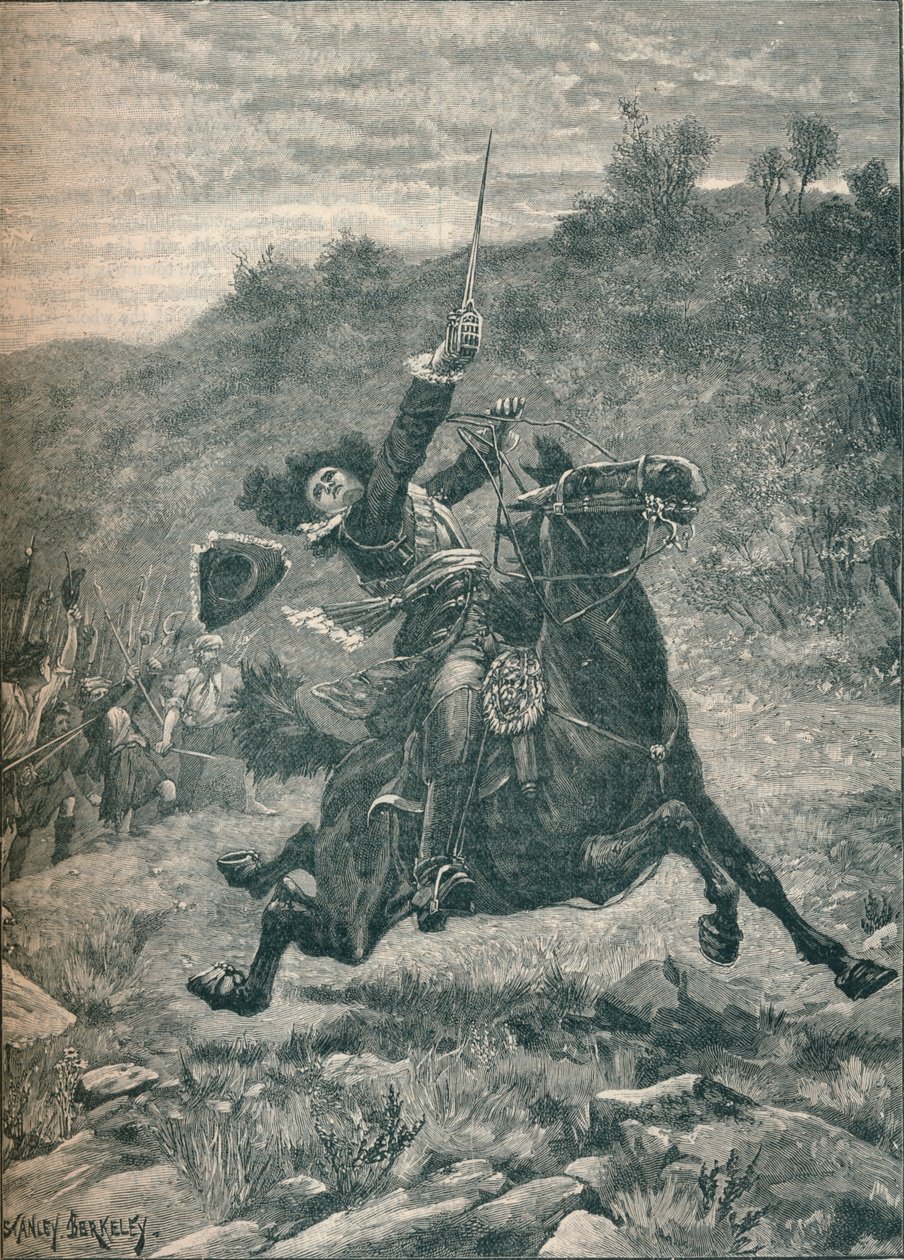 Poslední útok vikomta Dundeeho v bitvě u Killiecrankie, Skotsko, 1689 1905 od Stanley Berkeley