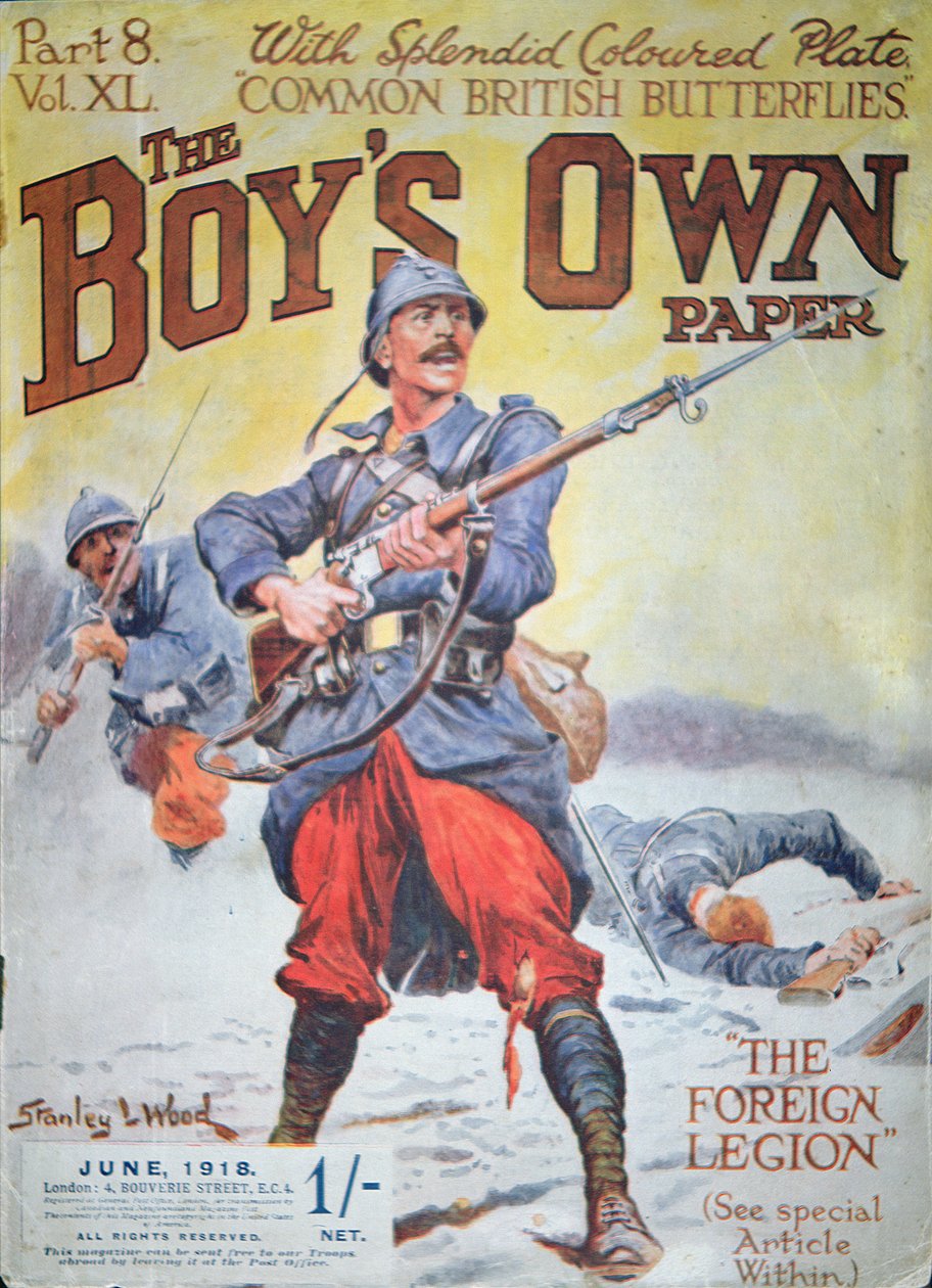 Francouzská cizinecká legie v první světové válce, obálka The Boy