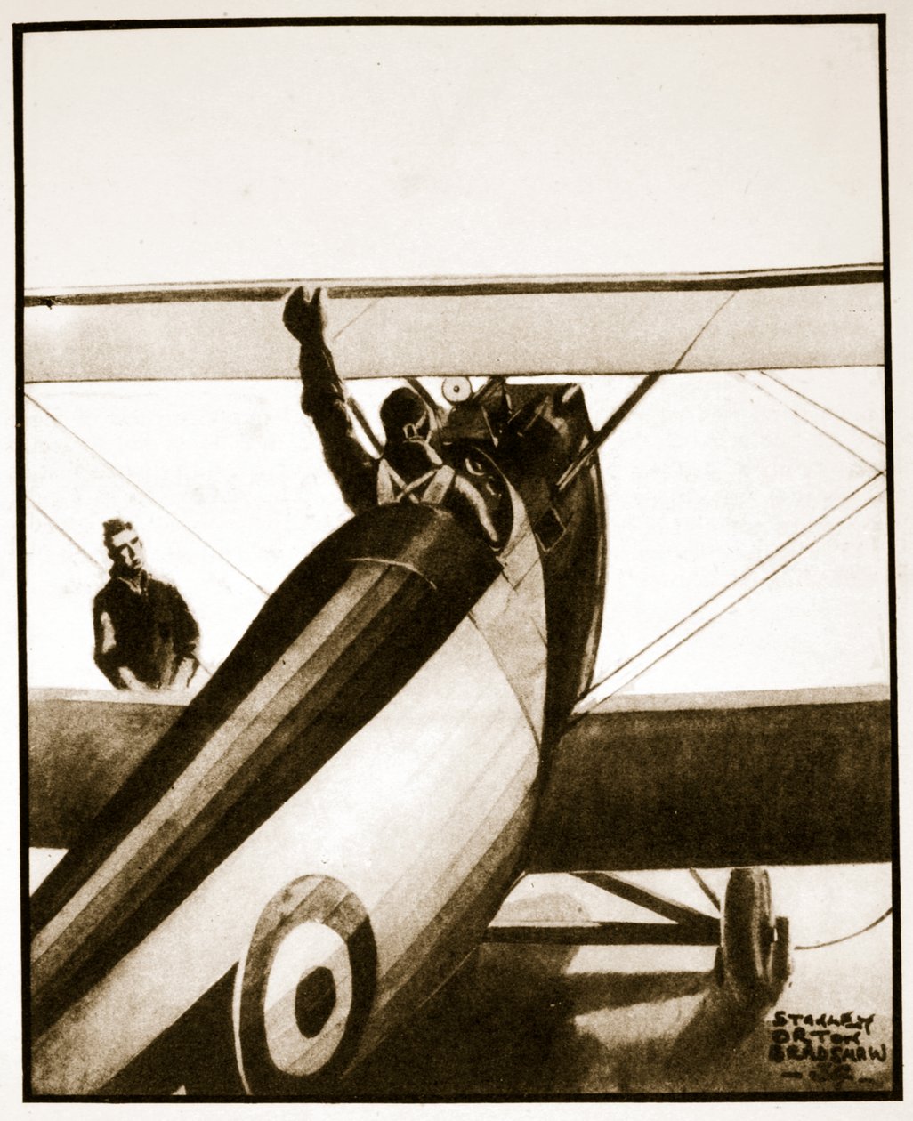 Chocks away, ilustrace z 