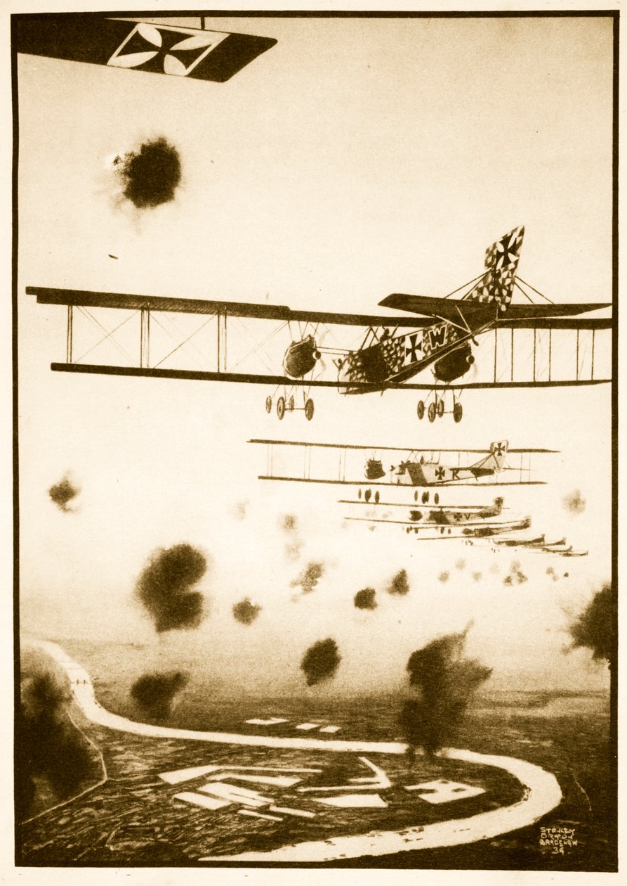 Daylight Raid on London, ilustrace z 