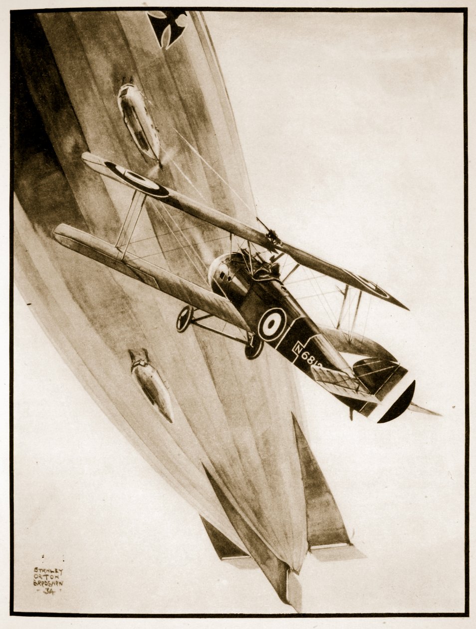 L.T. Culley Gets His Zeppelin, ilustrace z 