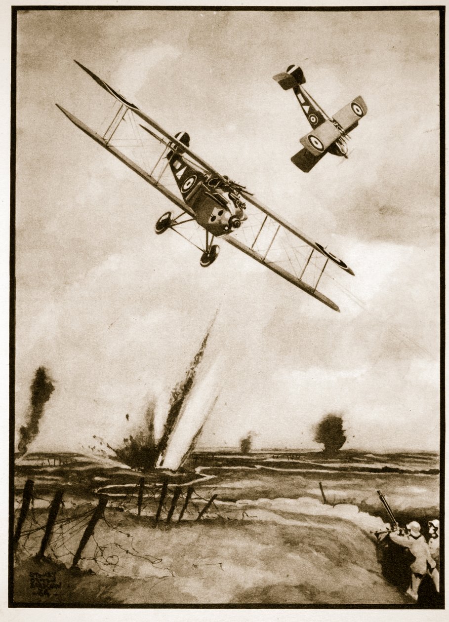 Trench Strafing, ilustrace z 