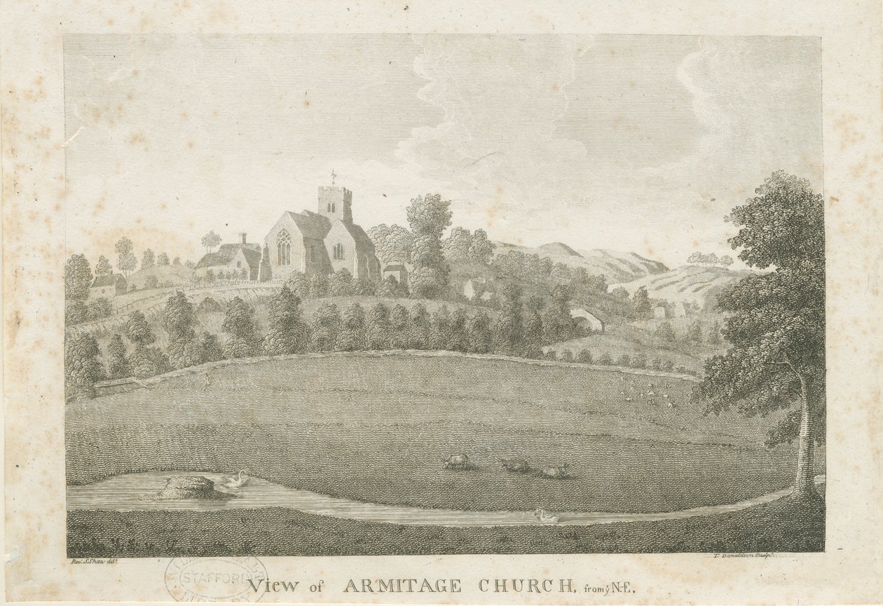 Armitage Church: rytina, nd [1762-1802] (tisk) od Stebbing Shaw