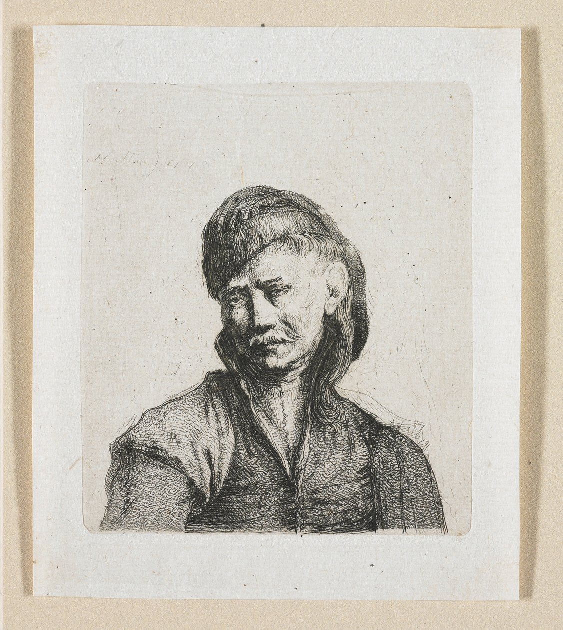 Busta kozáka od Stefan Juliusz Norblin de la Gourdaine