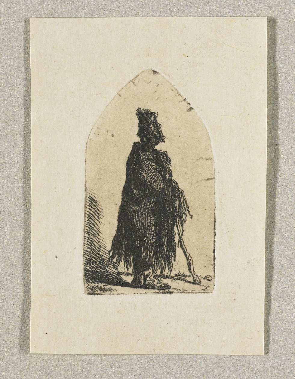 Pastýř s holí od Stefan Juliusz Norblin de la Gourdaine