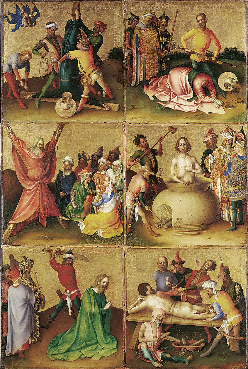Stefan Lochner - Umučení apoštolů - Google Art Project od Stefan Lochner