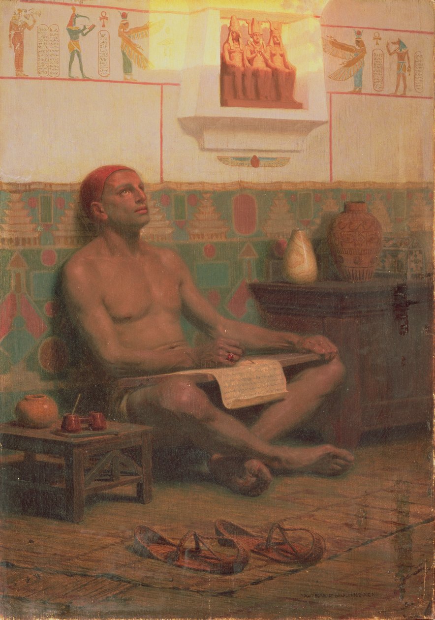 Královský písař Rah-Hotep od Stefan Vladislavovich Bakalowicz