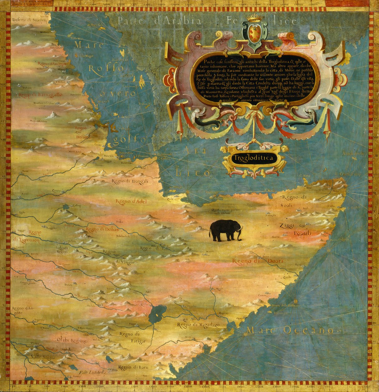 Africký roh - Etiopie a Somálsko (Afrika) od Stefano Bonsignori