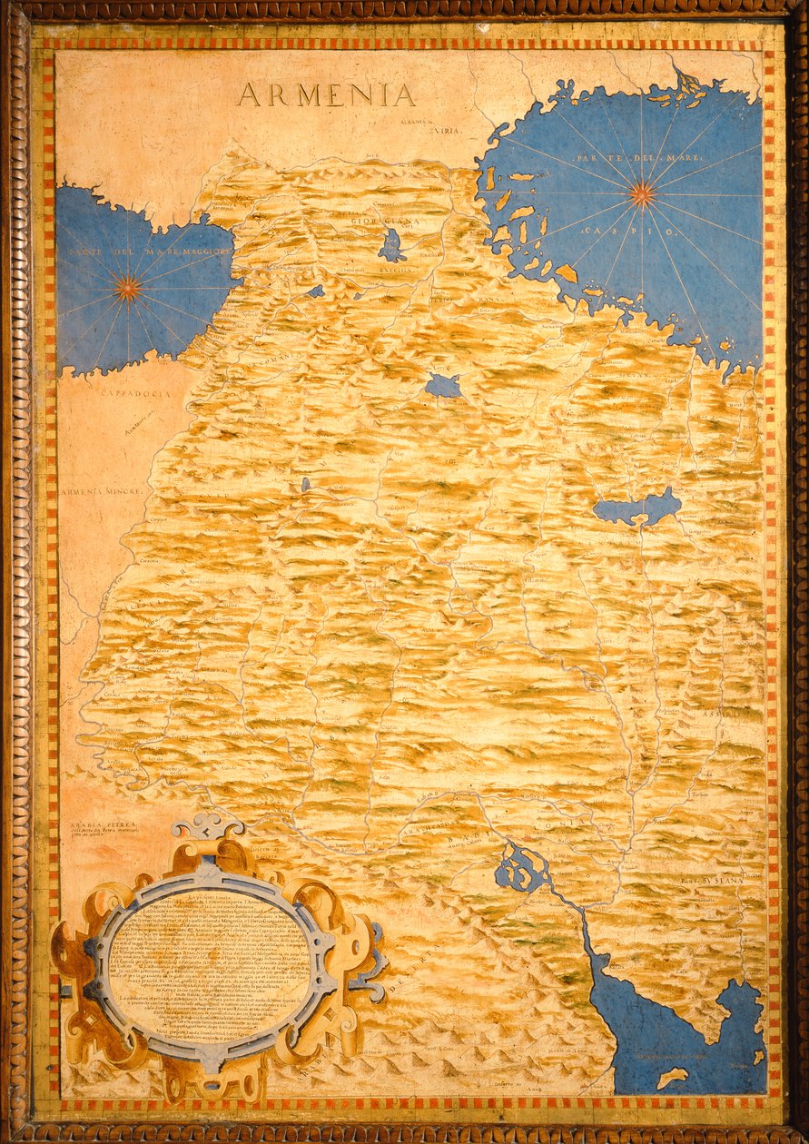 Mapa Arménie od Stefano Bonsignori