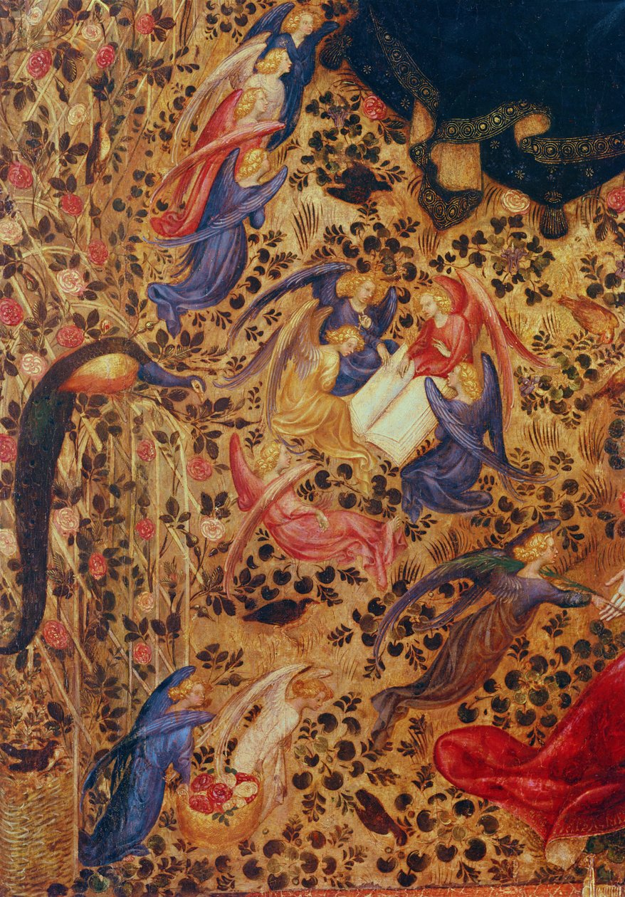 Madonna s růžovým keřem od Stefano di Giovanni da Verona