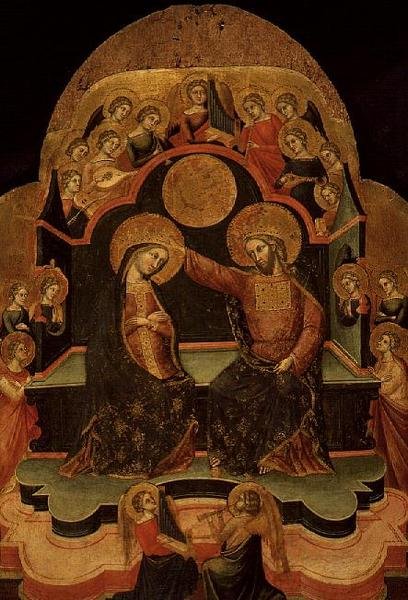 Korunovace Panny Marie (panel) od Stefano (fl.1353 81) Veneziano