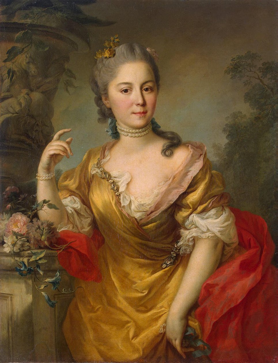Portrét hraběnky Anny Alexandrovny Černyšové, 1764 od Stefano Torelli