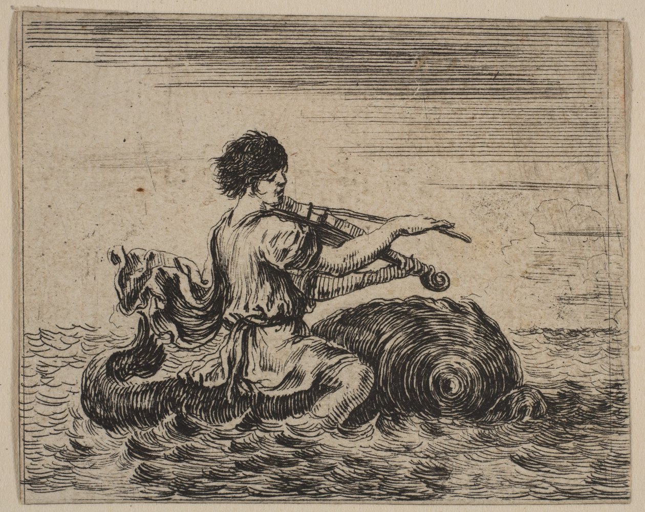 Arion, z Game of Mythology Game of Mythology, 1644. od Stefano della Bella