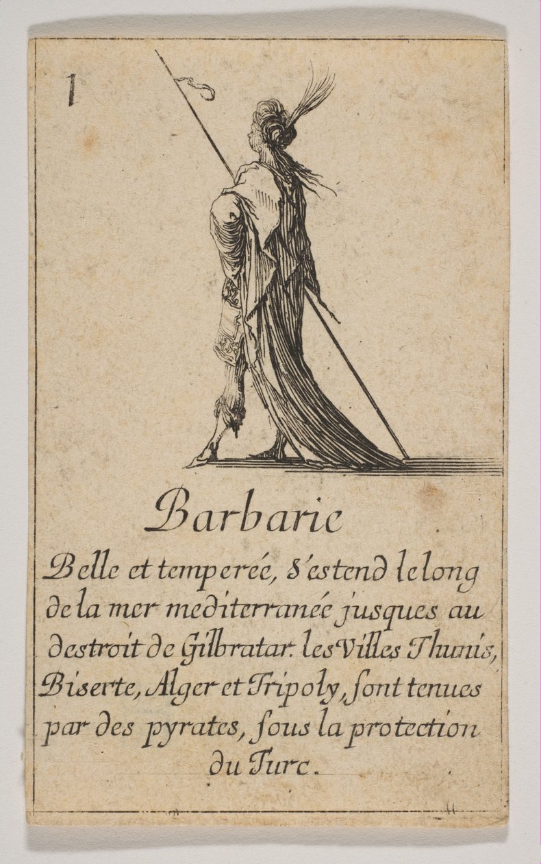Barbary, 1644. od Stefano della Bella