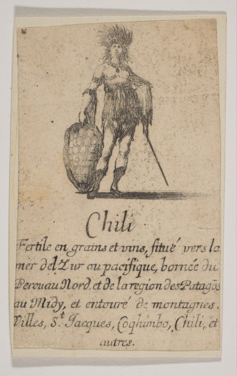 Chile, od Game of Geography Game of Geography, 1644. od Stefano della Bella