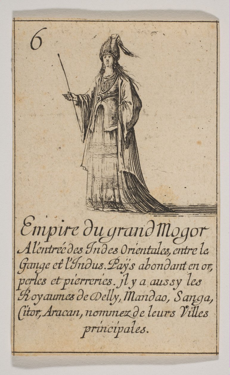 Empire du grand Mogor, 1644. od Stefano della Bella