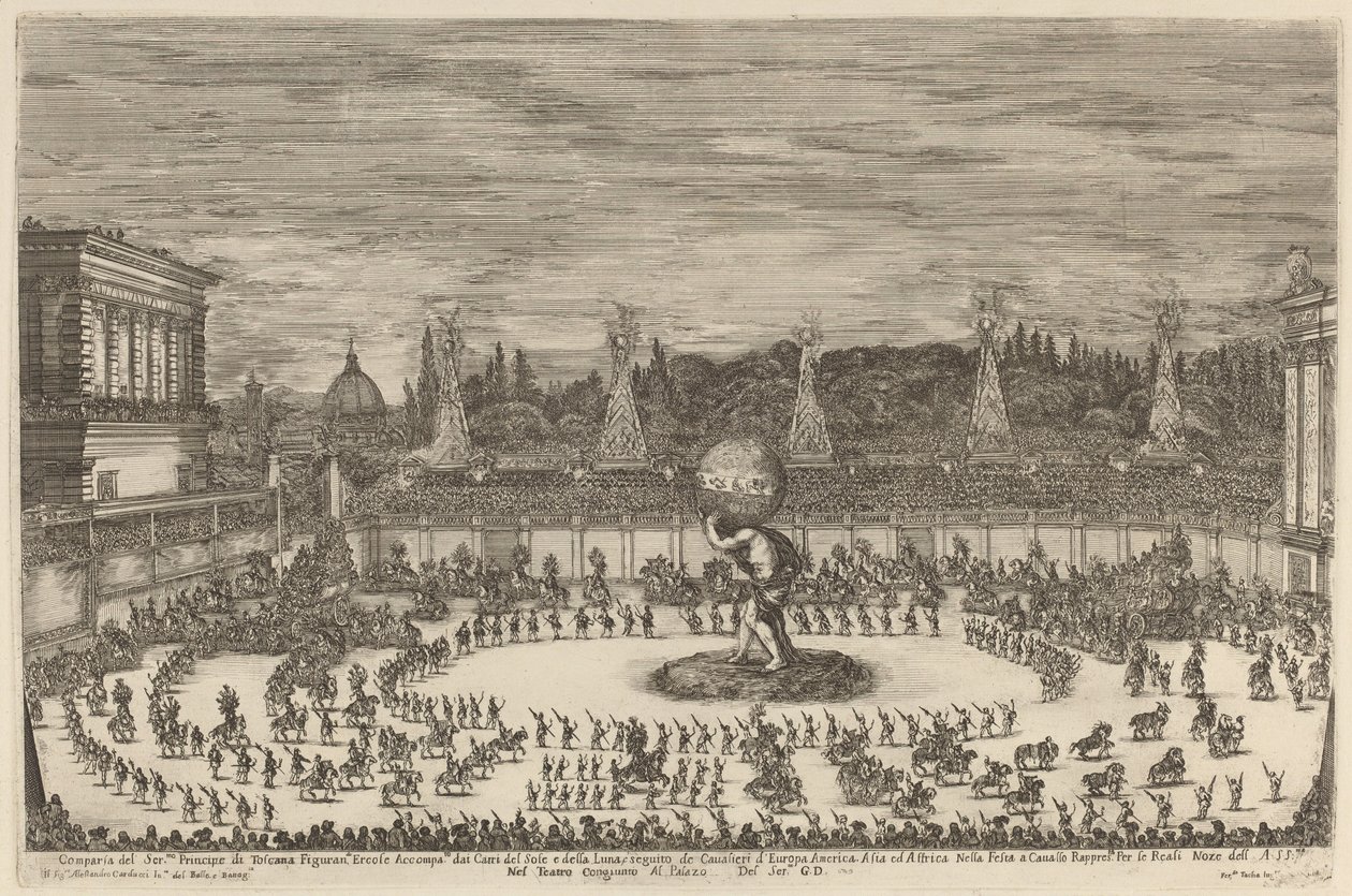 Vchod prince z Toskánska, 1661. od Stefano della Bella