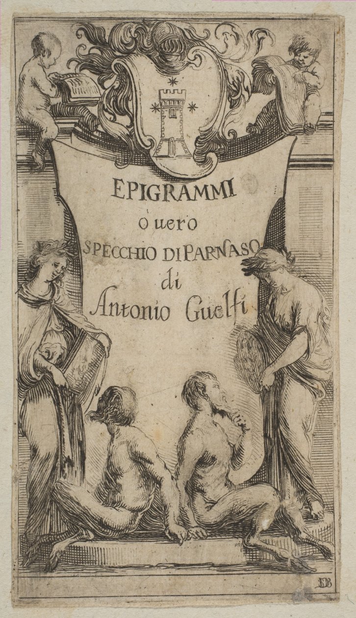 Frontispis pro Epigrammi de Guelfi, ca. 1636. od Stefano della Bella