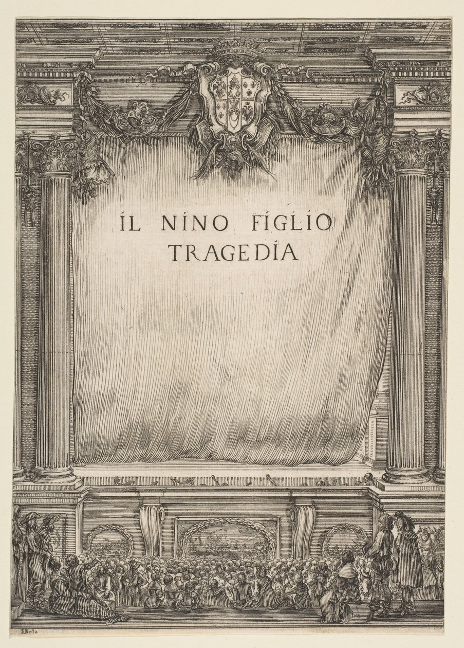 Frontispis pro Il Nino Son, 1655. od Stefano della Bella