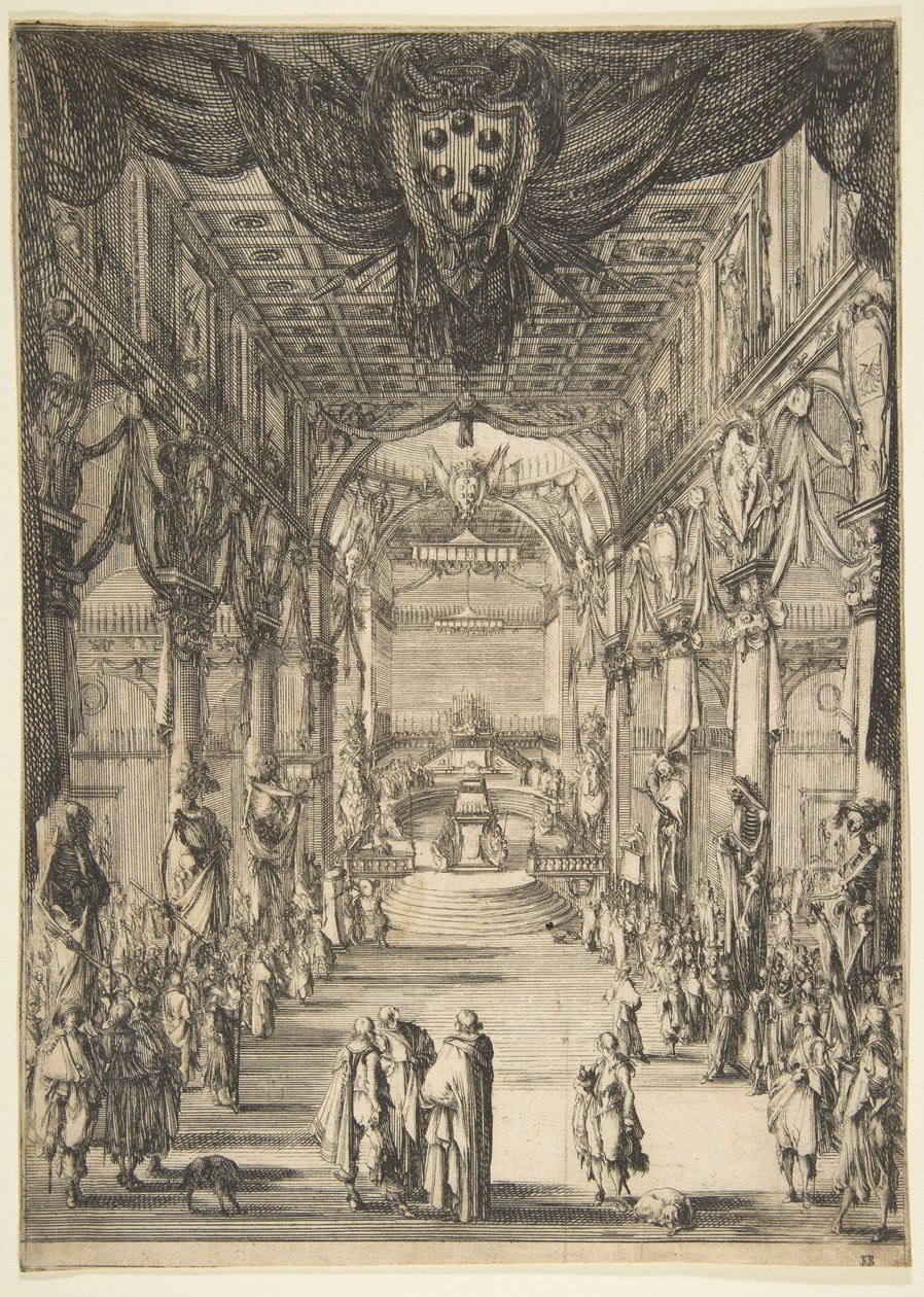 Pohřeb Francesca de Medici, 1634. od Stefano della Bella