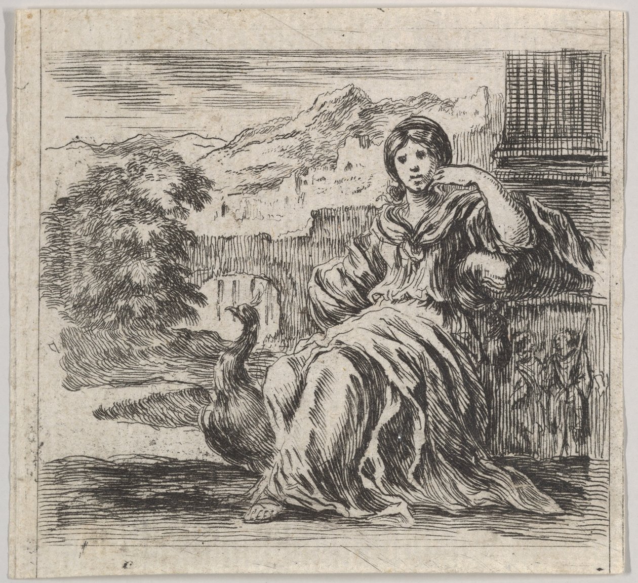 Juno, z Game of Mythology Game of Mythology, 1644. od Stefano della Bella