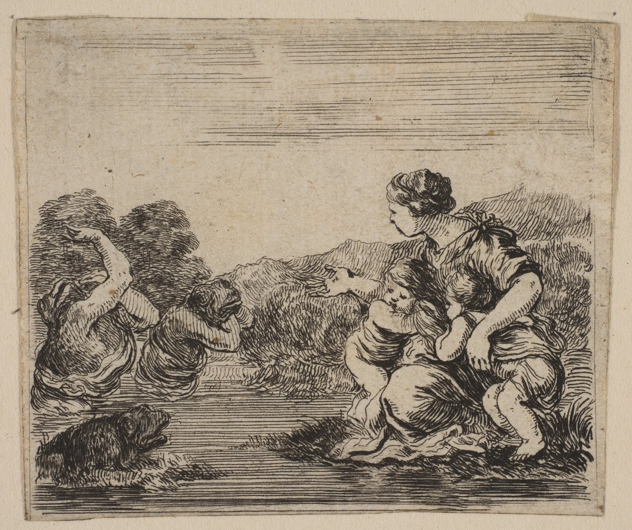 Latona, z Game of Mythology Game of Mythology, 1644. od Stefano della Bella