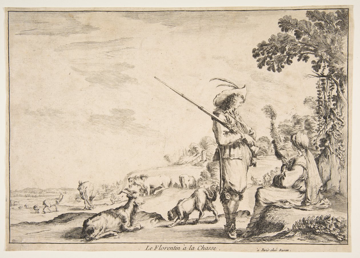 Florentský lov, ca. 1654. od Stefano della Bella