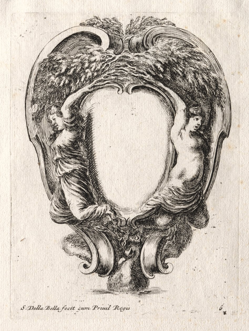 Nový model pro kartuši, 1647. od Stefano della Bella