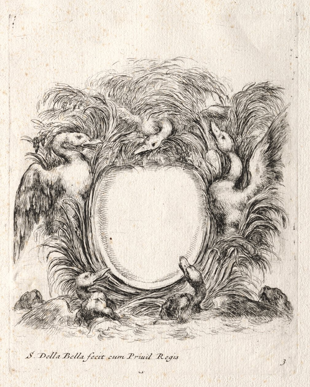Nový model pro kartuši, 1647. od Stefano della Bella