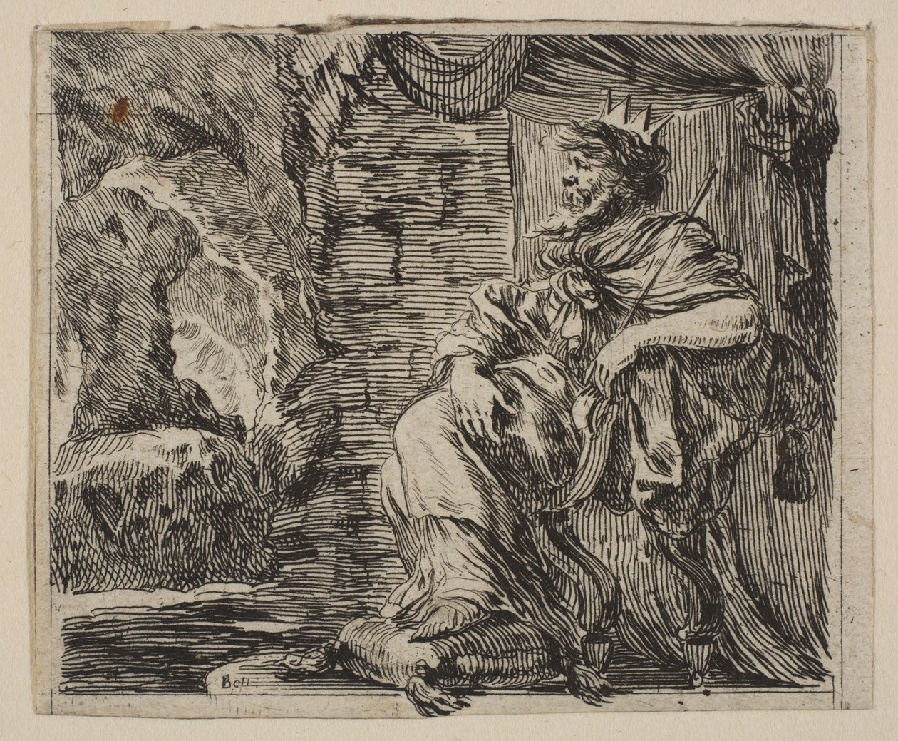 Pluto, z Game of Mythology Game of Mythology, 1644. od Stefano della Bella