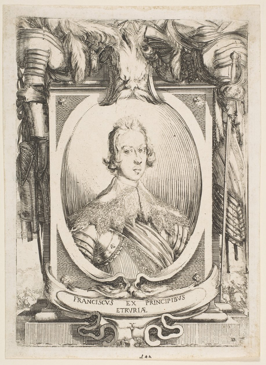 Portrét Francesca de Medici, 1634. od Stefano della Bella