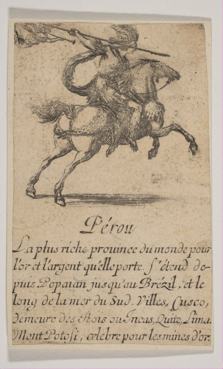 Peru, 1644. od Stefano della Bella
