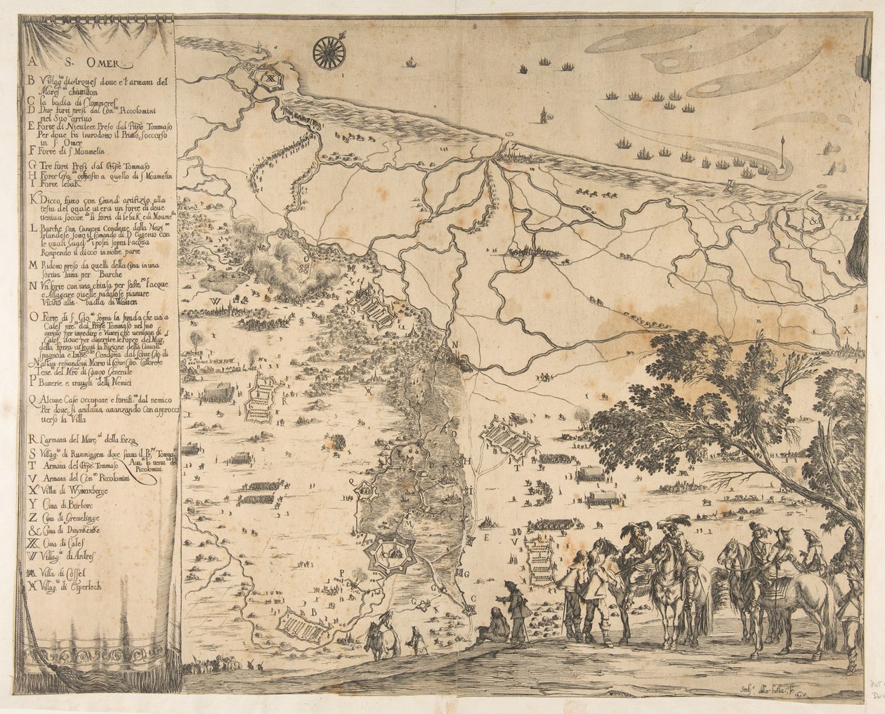 Obležení Saint-Omer, 1638. od Stefano della Bella