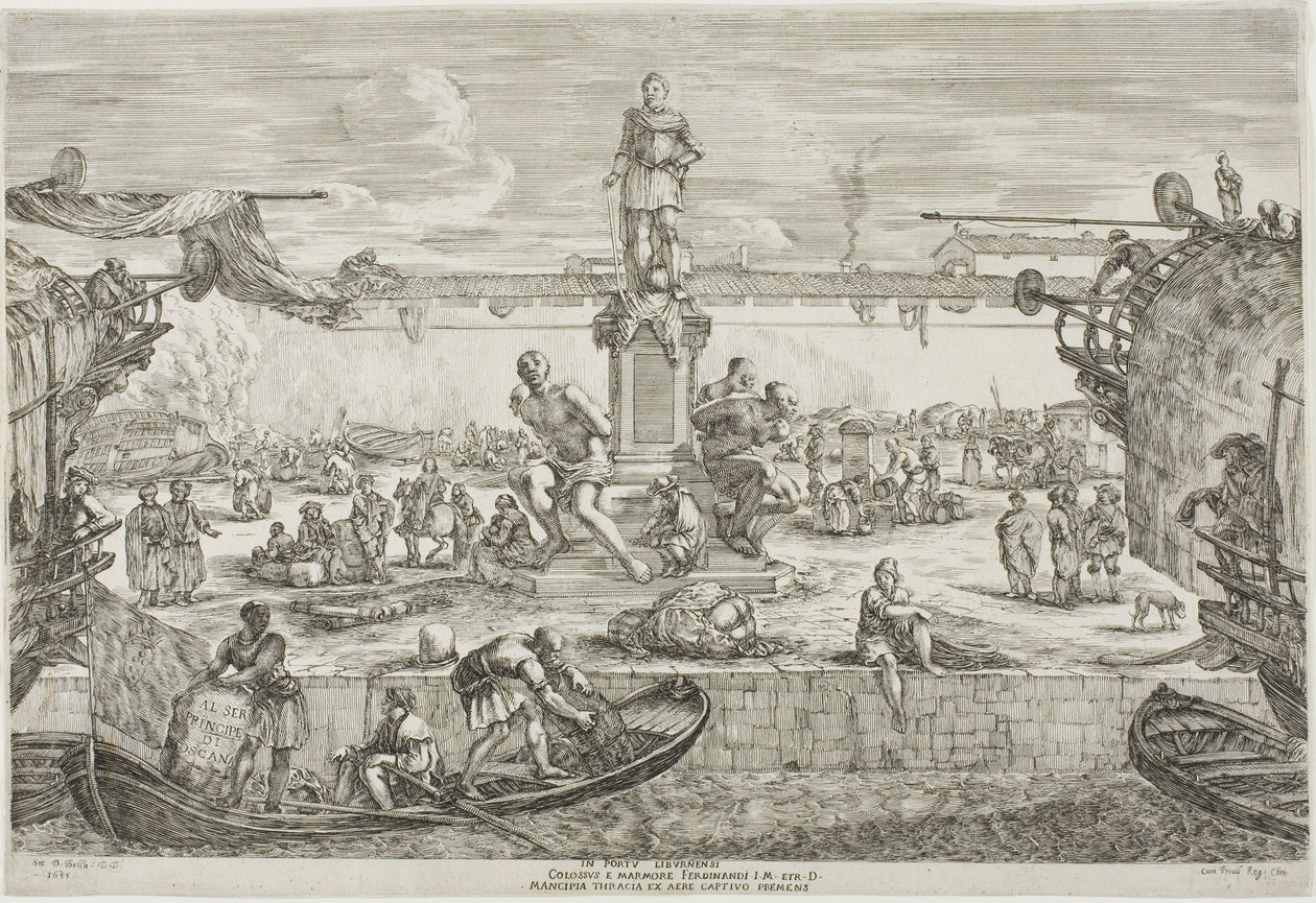 Socha Ferdinanda I., velkovévody toskánského od Stefano della Bella
