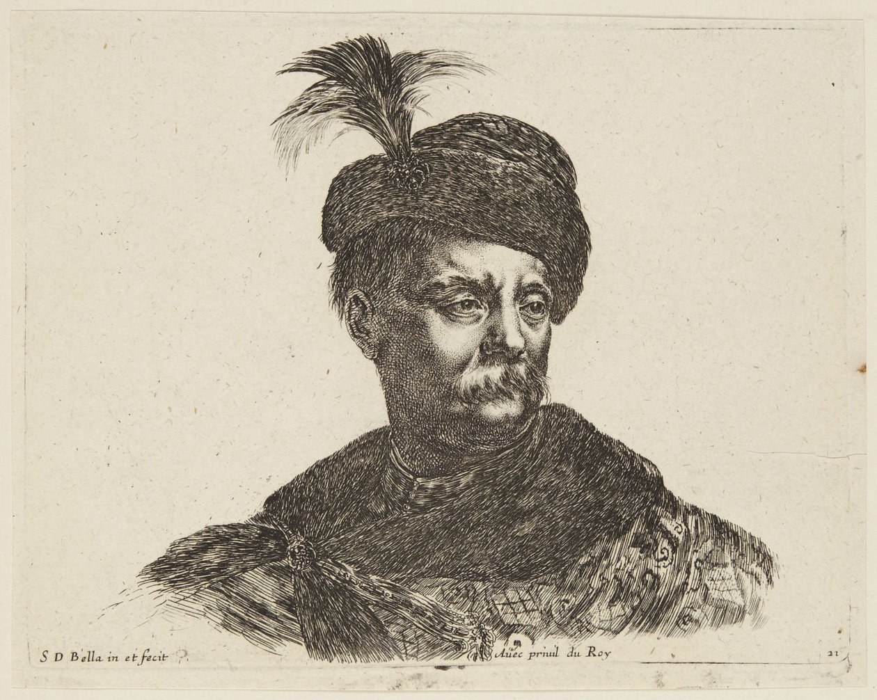 Studie (I principii del disegno, 21) od Stefano della Bella
