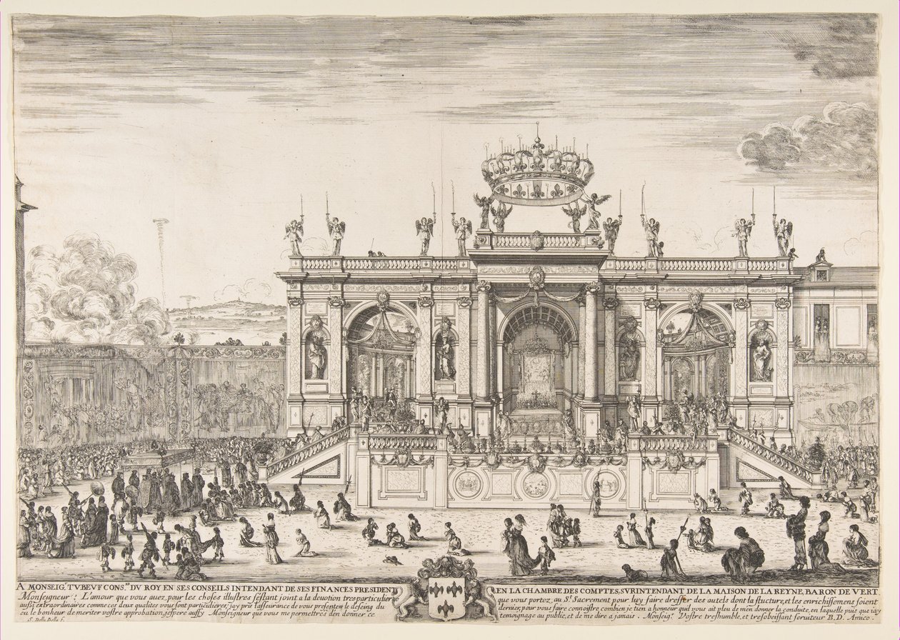 Procesí Nejsvětější svátosti, ca. 1648. od Stefano della Bella