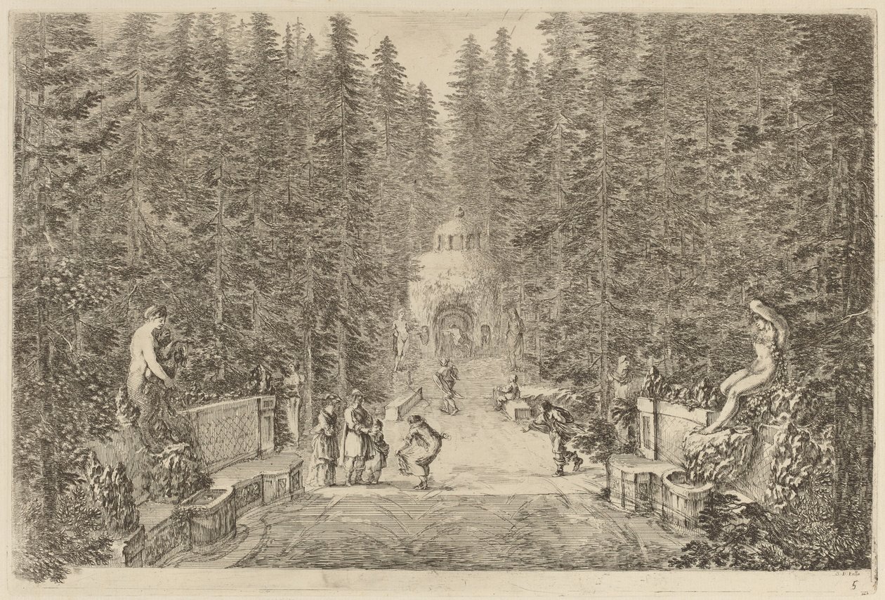 Vodní sprej, pravděpodobně 1653. od Stefano della Bella