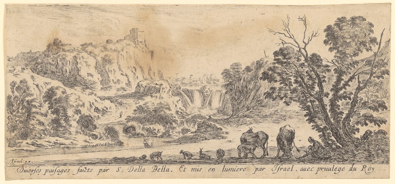 Vodopády od Stefano della Bella
