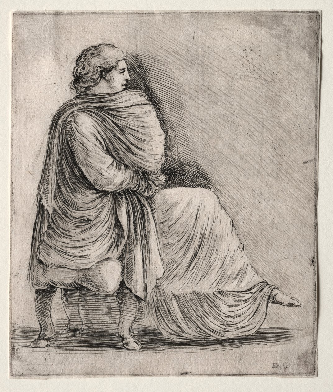 Žena sedící na stoličce, c. 20.–30. léta 16. století. od Stefano della Bella