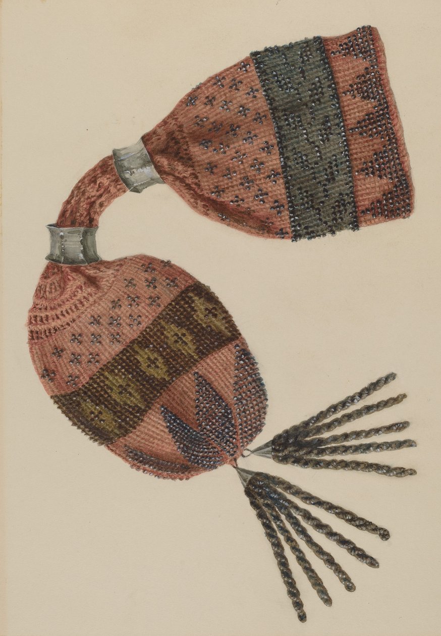 Korálková peněženka, c. 1940. od Stella Mosher