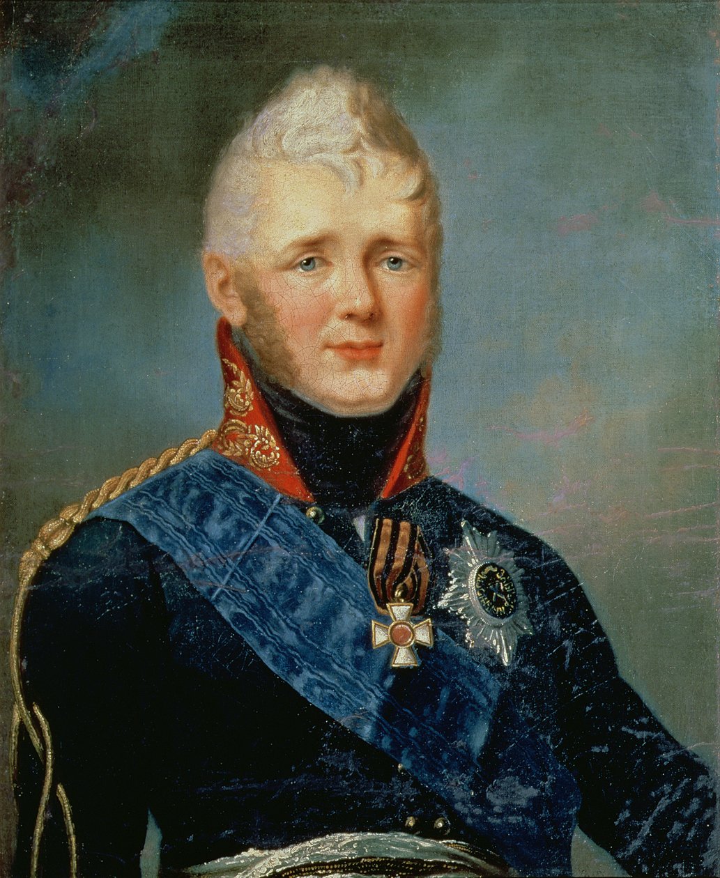Portrét císaře Alexandra I. (1777-1825) od Stepan Semenovich Shchukin
