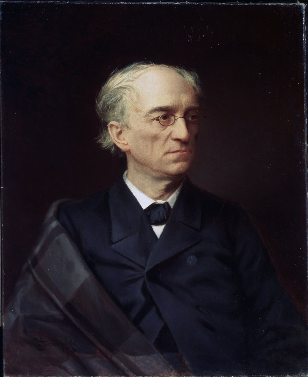 Portrét básníka Fjodora Ivanoviče Tyutcheva (Theodore Tiuttchev y Tiutchev od Stepan Fyodorovich Alexandrovsky