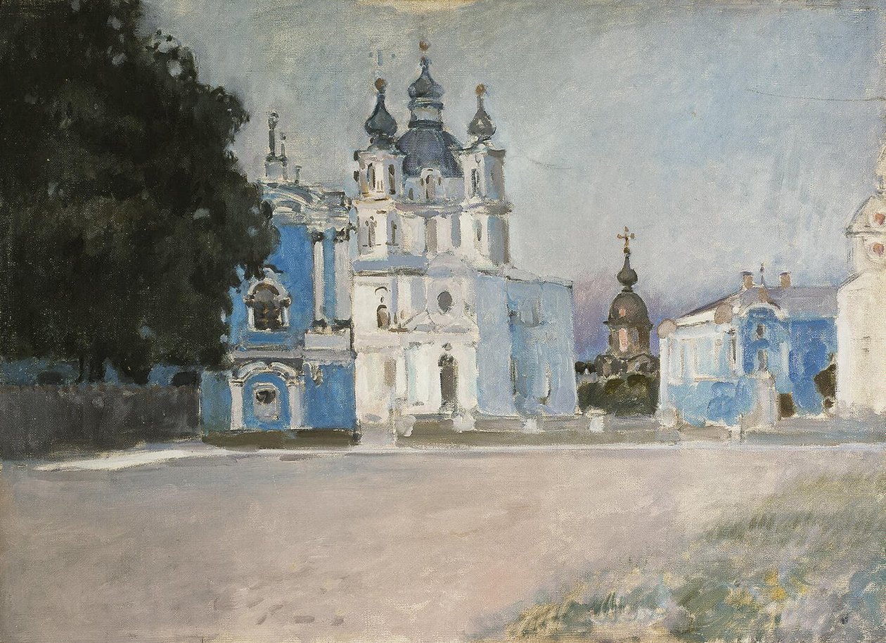 Klášter Smolny v Petrohradě, počátek 20. století. od Stepan Petrovich Yaremich