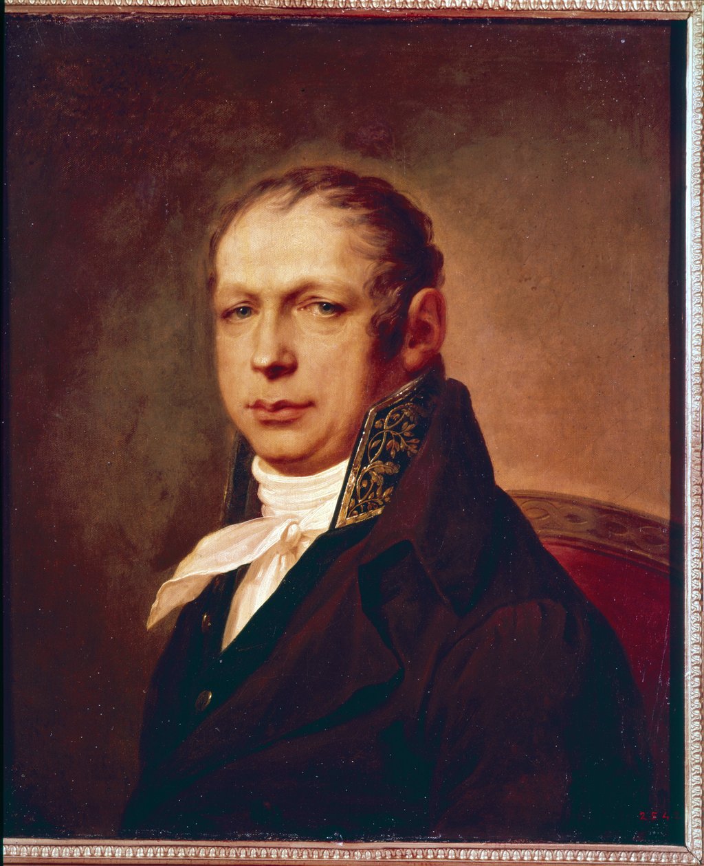 Portrét architekta Adriana (Andreyana) D. Zakharova (1761-1811). Obraz Stepana Semjonoviče Chtchoukine (Shchukin) (1762-1828), olej na plátně, před 1804. Ruské umění 18. století. Státní ruské muzeum, Petrohrad. od Stepan Semenovich Shchukin